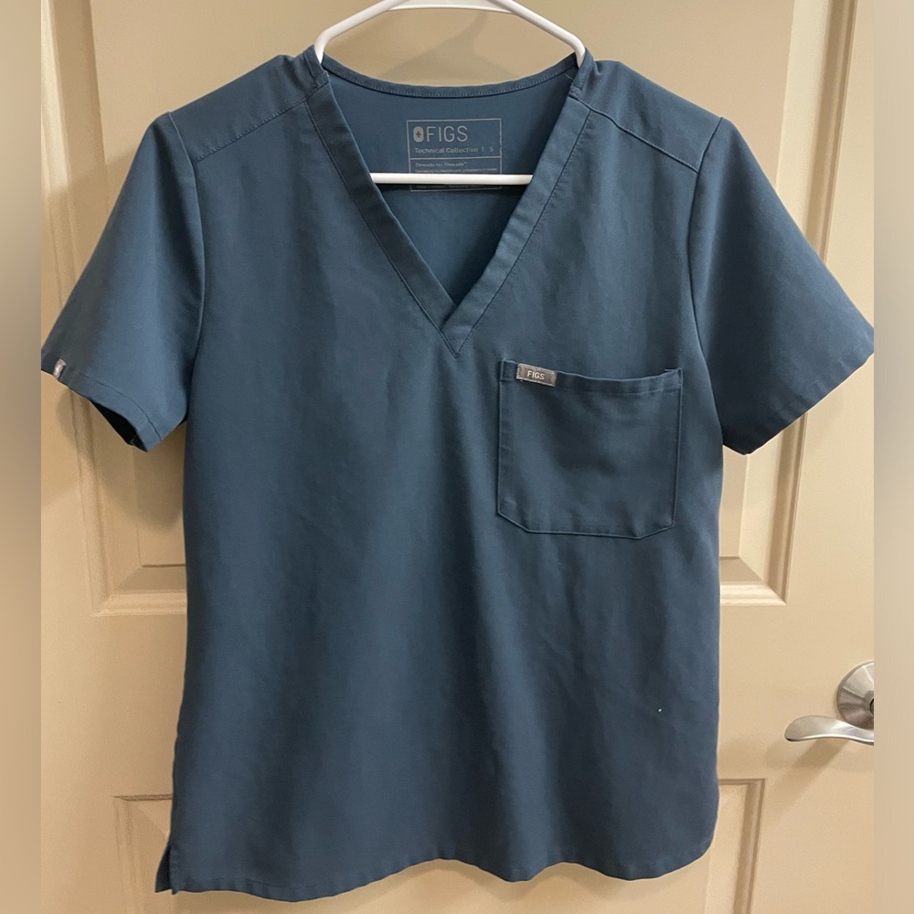 Dark Harbor Catarina One-Pocket Scrub Top Size S